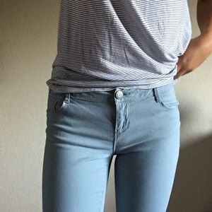 Light Blue Skinny Jeans Mossimo Supply Co. Size 6
